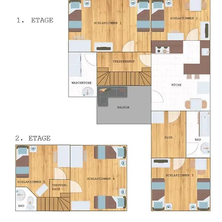 Bookandstay24 5 Zimmerwohnung Rhein Main Gebiet شقة Rossdorf (Hessen)